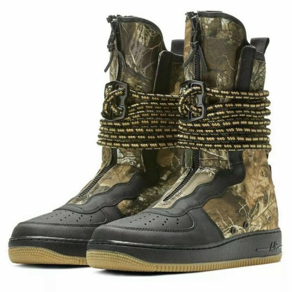Nike SF Air Force 1 AF1 x Realtree High Mens Shoe CAMO AA1128-004 NEW Sz 9.5 - Picture 5 of 6